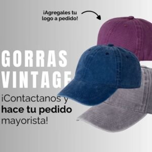 Gorras Vintage Variedad de colores