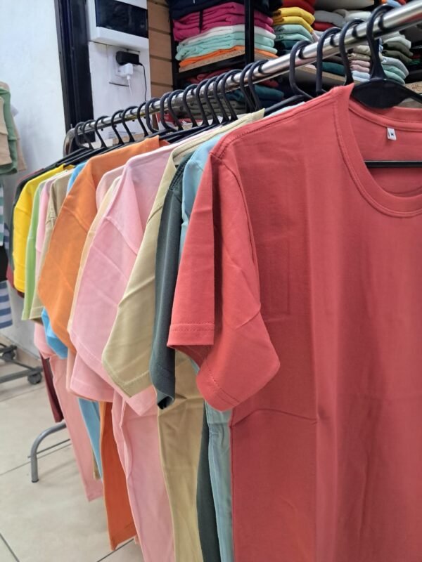 Remeras lisas de algodón- Adultos - Imagen 2